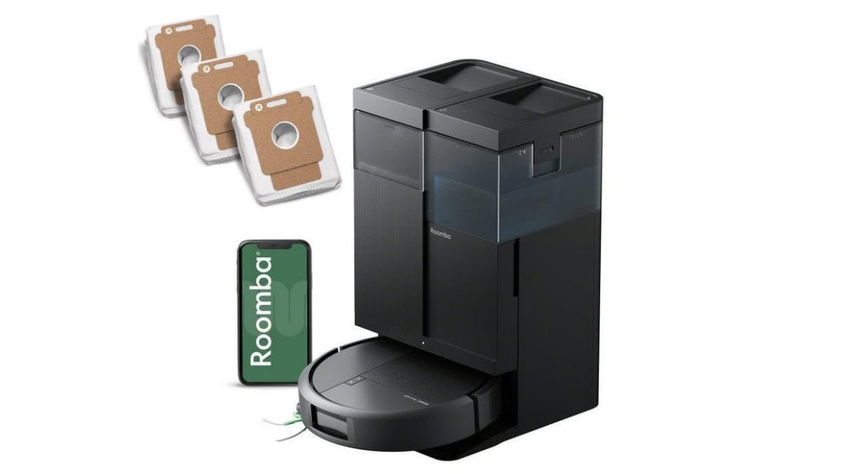 Robot aspirador y friegasuelos iRobot.