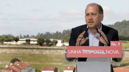 El candidato del PSdeG a la presidencia de la Xunta de Galicia, Xaquín Fernández Leiceaga.