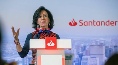 La presidenta del Banco Santander, Ana Botín.