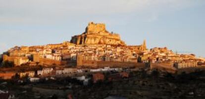 Vista de la villa de Morella (Castellón).