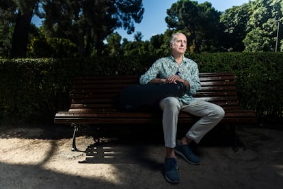 Enrique Valiño en El Retiro, en Madrid.