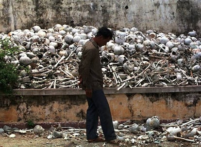 Uno de los <i>campos de la muerte</i> a las afueras de Phnom Penh.