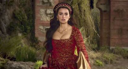 Penélope Cruz , en un fotograma de la película "La Reina de España", de Fernando Trueba.