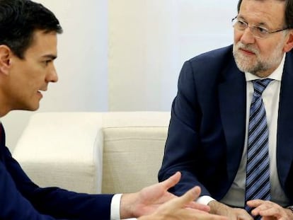 TVE, Antena3 y LaSexta emiten el cara a cara entre Rajoy y Sánchez