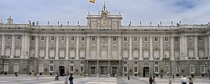 El Palacio de Oriente de Madrid.