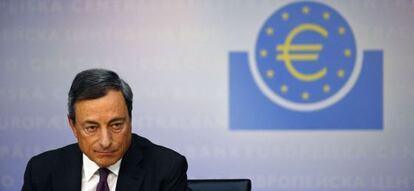 El presidente del BCE, Mario Draghi, a principios de septiembre.