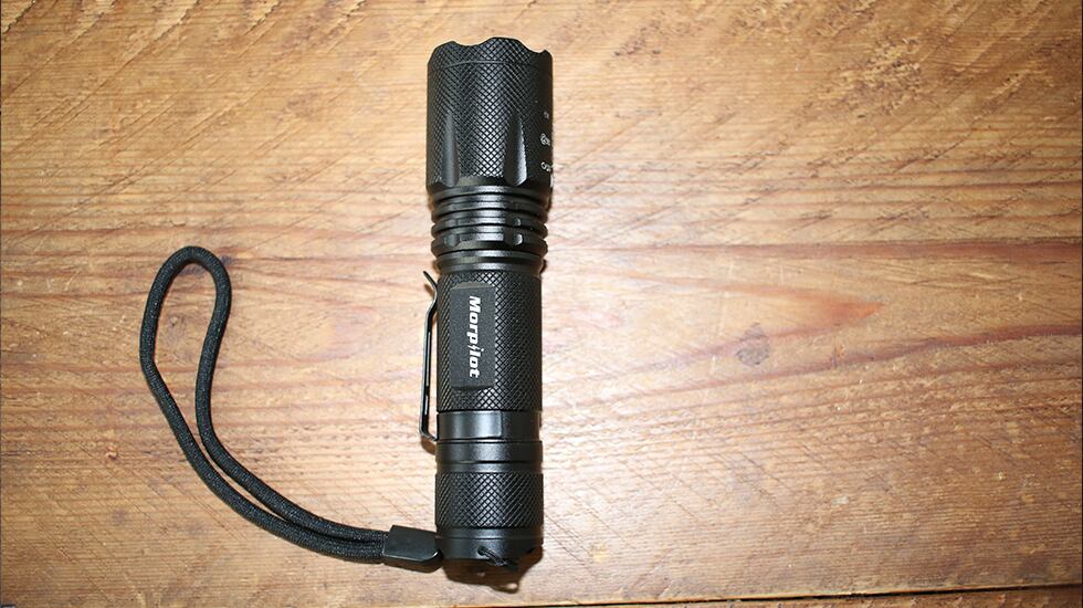 La linterna LED Morpilot es la más potente y también está protegida ante el agua.