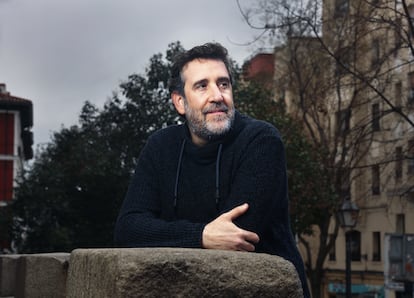 El periodista Daniel Campos, el pasado 19 de marzo en el barrio madrileño de Lavapiés.