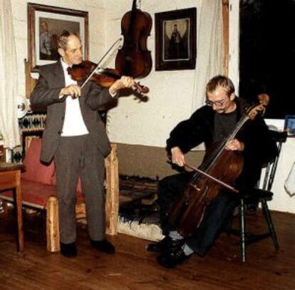 Jan Gaca y Janusz Prusinowski en 1996.