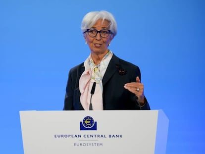 Chirstine Lagarde, presidenta del BCE