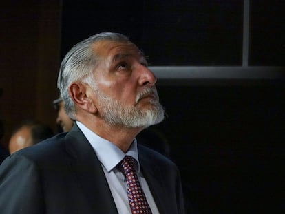 Adán Augusto López, senador do Morena, no Senado da República, em abril de 2025.