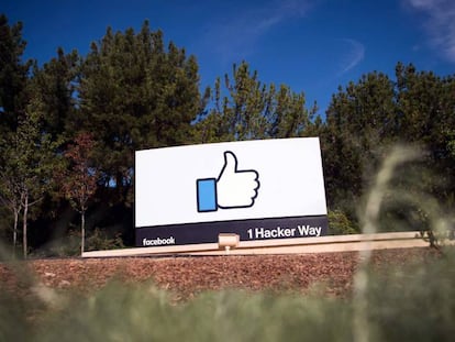 Sede de la compañía Facebook en Menlo Park, California