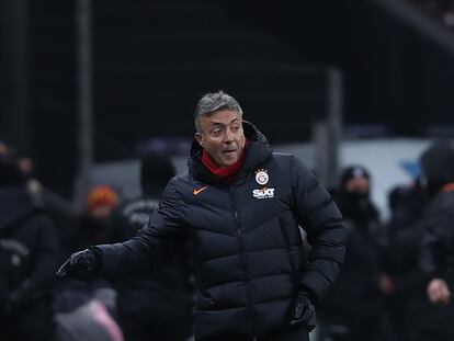 Domènec Torrent, entrenador del Galatasaray, que se enfrenta al Barcelona en los octavos de la Liga Europa.