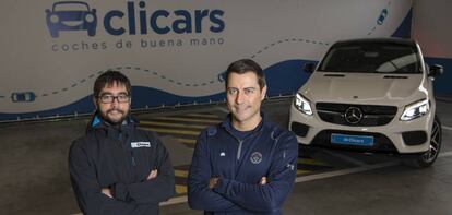 Pablo Fernández y Carlos Rivera, cofundadores de Clicars.