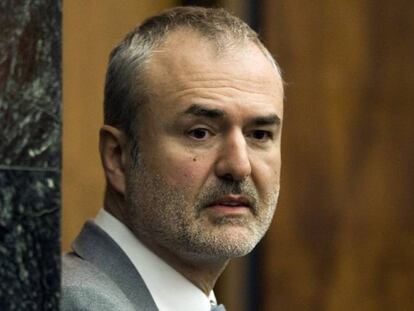 El fundador de Gawker Media, Nick Denton, en la corte de Los &Aacute;ngeles. 