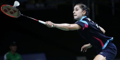 La jugadora de bádminton Carolina Marín.