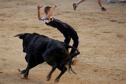 Tercer encierro de las fiestas patronales de Leganés.