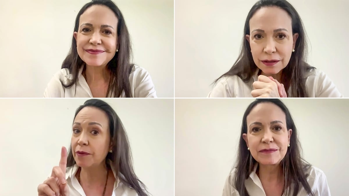 María Corina Machado: “Maduro decide, pero va a salir con o sin negociación”