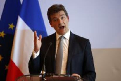 Arnaud Montebourg, ministro de econom&iacute;a franc&eacute;s.