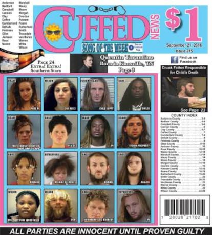 La portada de 'Cuffed News'