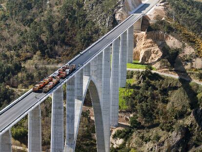 El gran viaducto del AVE en Galicia