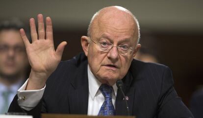 O diretor da Agência Nacional de Inteligência, James Clapper, na terça-feira.