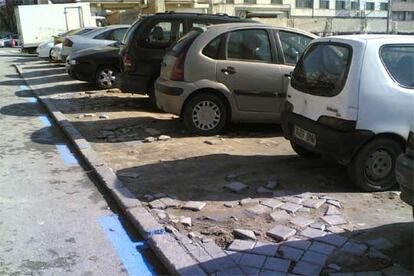 Nuevas zonas de estacionamiento limitado en la calle de Seco (Madrid).