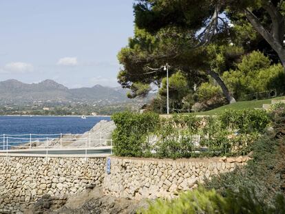 La piscina, propiedad del periodista Pedro J. Ramírez, en Son Servera (Mallorca), en una imagen de archivo.