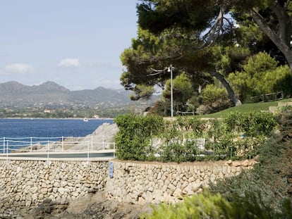 Imagen de la piscina propiedad del periodista Pedro J. Ramírez en Son Servera (Mallorca)