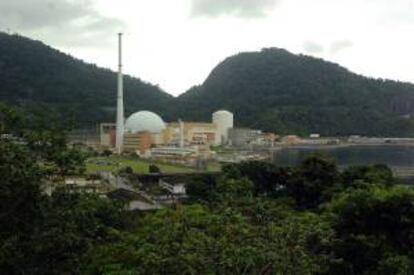 Las centrales nucleares brasileñas de generación de energía eléctrica Angra I y II, en el estado de Río de Janeiro. EFE/Archivo