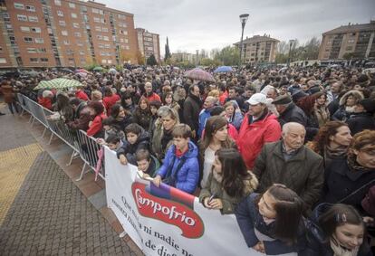 Concentraci&oacute;n en apoyo de los trabajadores de la planta de Campofr&iacute;o.