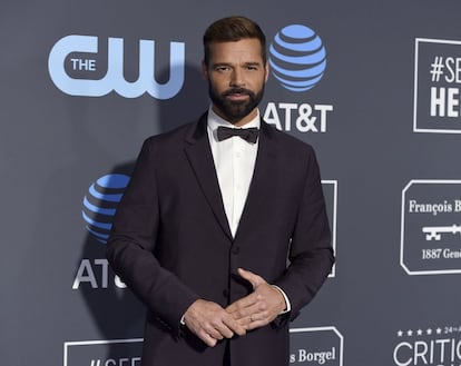 Ricky Martin, presente en la alfombra roja del evento el pasado domingo.