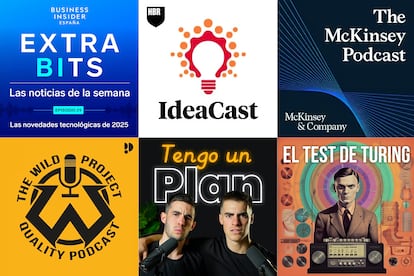 Imgenes de las cartulas de los 'podcasts' ms visitados.