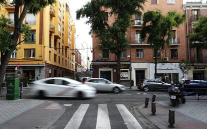 Calle de Guzmán el Bueno, en el distrito de Chamberí.