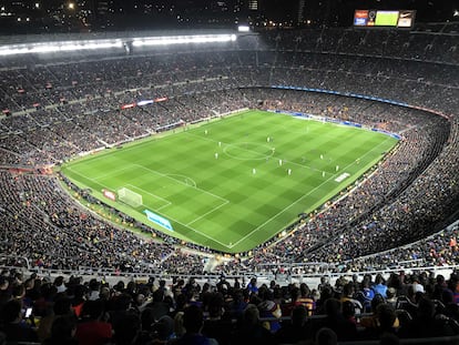 El Camp Nou, durante el clásico del pasado 18 de diciembre.