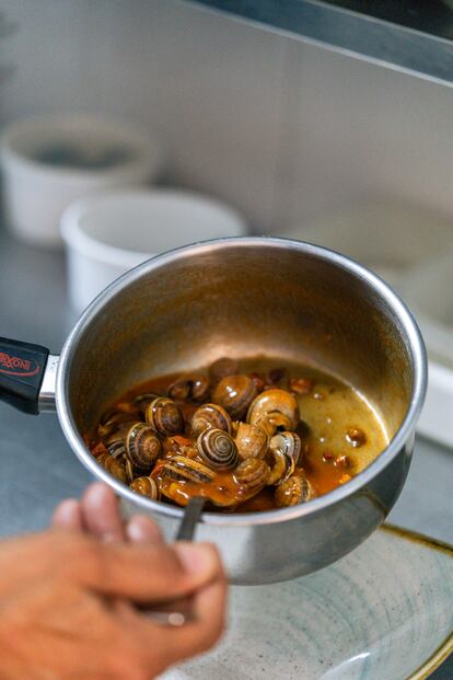 Snails from the Primitivo restaurant.  Image provided by the restaurant.