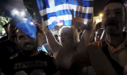 Partidarios del &#039;no&#039; celebran el resultado del refer&eacute;ndum