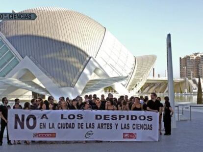 Protesta en Cacsa contra el ERE.