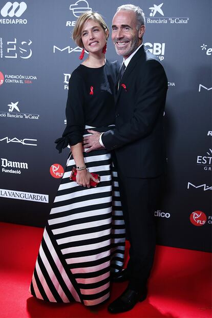 Martina Klein y Alex Corretja.