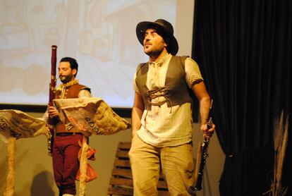 Músicos de Zoar durante el concierto
