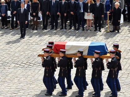 Funeral de Simone Veil el pasado 5 de julio en Paris.