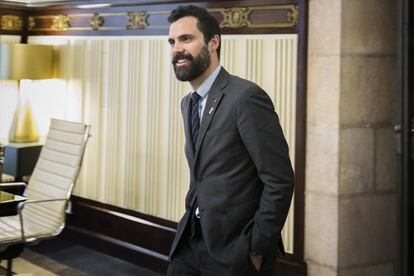 Roger Torrent, presidente del Parlament.