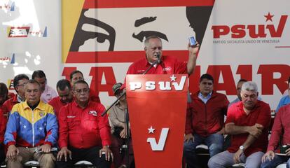 Cabello, este lunes en La Guaira.