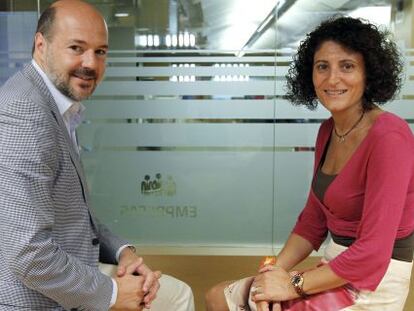 Vicen&ccedil; Bosch, director de GB Food Service, junto con Montse Carb&oacute;, directora de comunicaci&oacute;n corporativa de GB Foods.