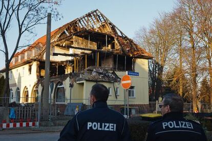 El refugio de los presuntos terroristas, en Zwickau.