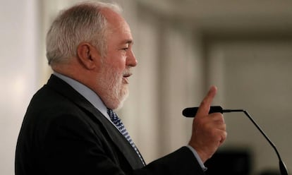 Miguel Arias Cañete este martes en Madrid.