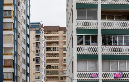 Apartamentos turísticos en la playa de Oliva.