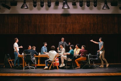 Escena de la obra 'L'heréncia', en el Teatre LLiure.