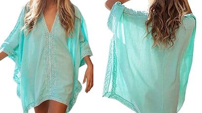 vestido playero, vestidos playa, vestido de playa, vestido playero mujer, kaftan playa, caftan playa, caftán mujer, ropa de playa, vestidos playa baratos, Vestido playa blanco, Vestido Playa Amazon