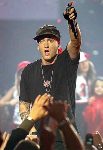 Eminem, en la gala de los premios MTV Europa celebrada la semana pasada.